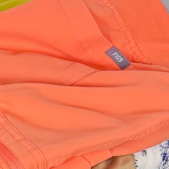 FIGS Zamora Jogger Scrub Pants Women’s Orange XL Technical Collection Nurse - Picture 8 of 8
